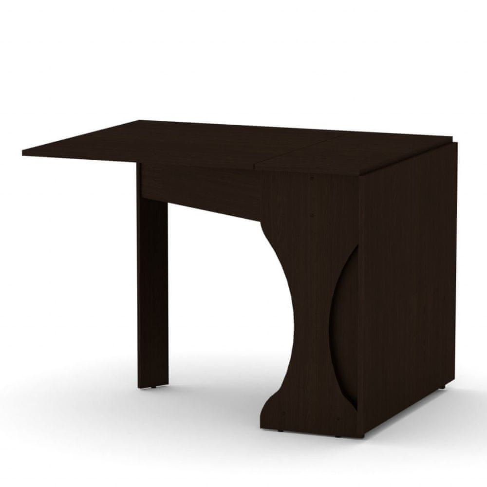 eoshop Rozkladacia stôl SMART-4 jedálenská (Farba dreva: wenge)